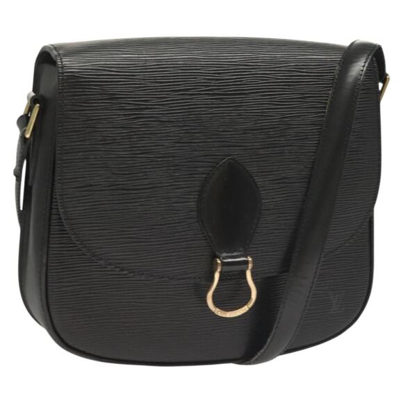 LOUIS VUITTON Epi Saint Cloud GM Shoulder Bag Black Noir M52192 - Picture 1 of 16